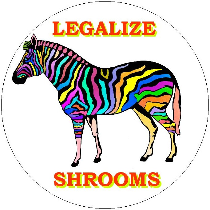 Mushroom Pinback Button and Stickers