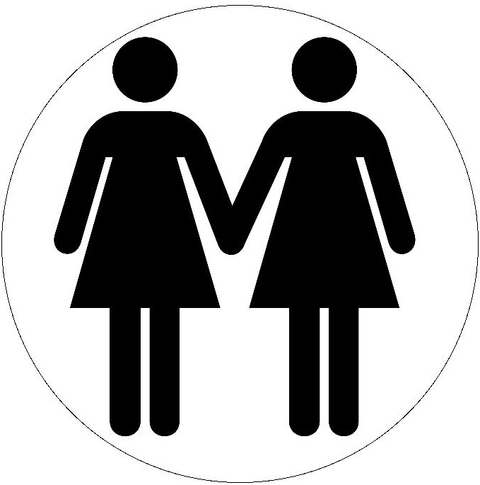 Lesbian Pinback Button and Stickers