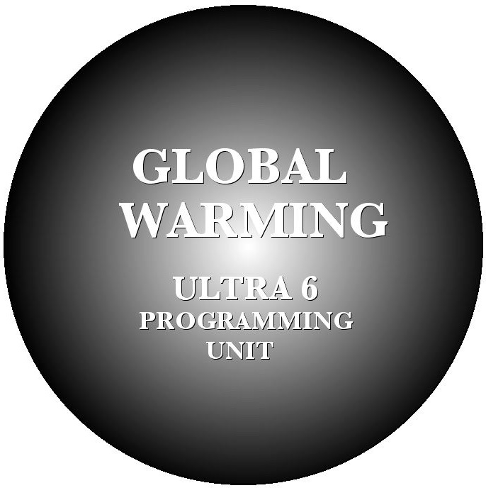 Global Warming Programming Unit Pinback Button and Stickers
