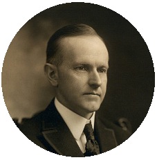 Calvin Coolidge Pinback Button