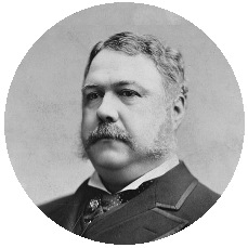 Chester A. Arthur Pinback Button