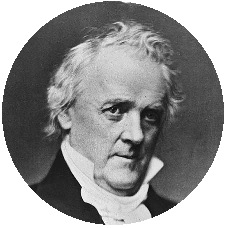 James Buchanan Pinback Button