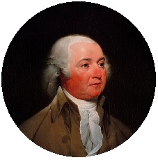 John Adams Pinback Button