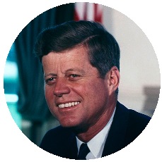 John F. Kennedy Pinback Button