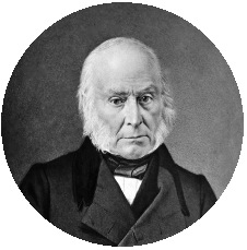 John Q. Adams Pinback Button