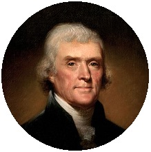 Thomas Jefferson Pinback Button