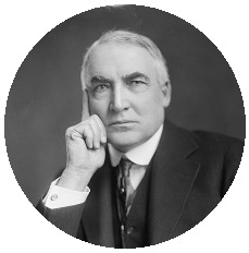Warren G. Harding Pinback Button