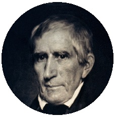 William H. Harrison Pinback Button