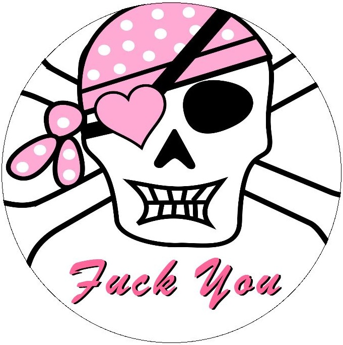 Fuck You Pinback Button and Stickers