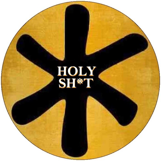Holy Shit Pinback Button and Stickers